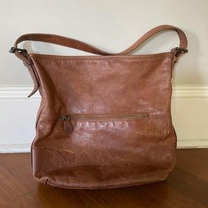 Frye brown leather great condition purse